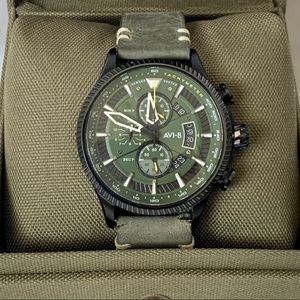 Men’s AVI-8 Hawker Hunter Green Watch